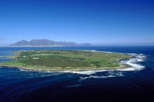 Aerial of Robben Island 